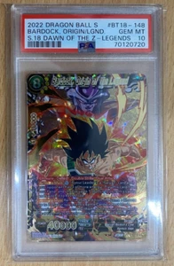 Bardock, Origin of the Legend PSA 10 GEM MINT DBS 70120720 - Picture 1 of 2