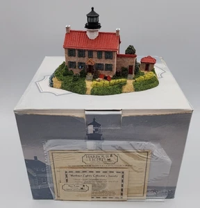 Harbour Lights Lighthouse HL260 East Point New Jersey Box Foam COA - Picture 1 of 16