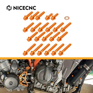 CNC Engine Water Pump Ignition Clutch Cover Bolts For KTM Duke Adventure 790/890 - Picture 1 of 12