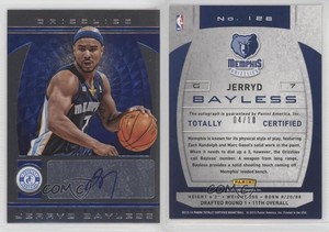 2013-14 Totally Certified Signatures Totally Blue /10 Jerryd Bayless #126 Auto