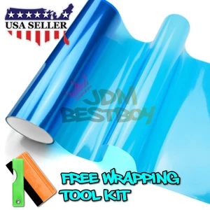 12 Colors !! 12"x48" Smoke Headlight Taillight Fog Light Tint Film Vinyl Wrap - Picture 1 of 62