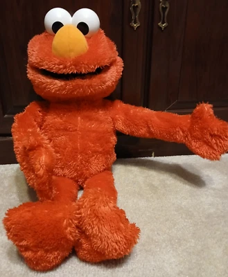 Peluche interactivo Elmo Plaza Sésamo hecho en 2012 #A4256 funciona/probado 22" Foto 1 de 4