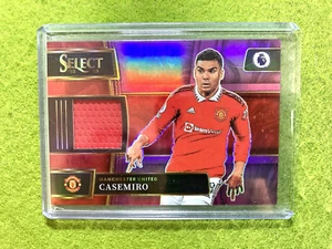 Casemiro PURPLE PRIZM #/49 JERSEY CARD Manchester United 2022 Select CASEMIRO SP - Picture 1 of 24