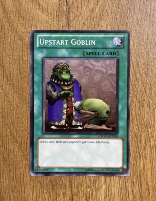 Upstart Goblin | DEM1-EN014 | Common | YuGiOh Card | VLP Condition - Image 1 of 4