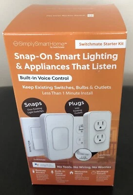 NEW 2 Devices Simply Smart Home by Switchmate 1 Control Lights & 1  Appliances - Image 1 of 4