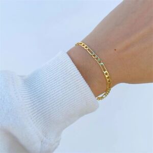 Stainless Steel Bracelet for Women Gold Color Charm Fashion