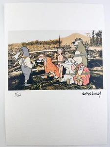 Banksy Original Vintage Art Print Lithograph Signed Limited COA - Picture 1 of 3