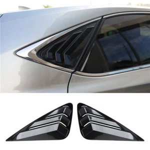 Carbon Fiber Rear Window Louver Side Triangle Trim For Lexus NX200t 300h 2015-20 - Picture 1 of 6