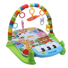 Palestrina Neonato con Piano Musicale Verde Fitch Baby con Giocattoli Pendenti.
