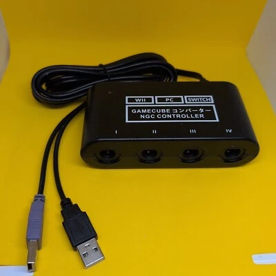 Adaptador Controlador Game Cube para Switch/Wii U/PC PDOBQ Modelo HS-WU025 Foto 1 de 4