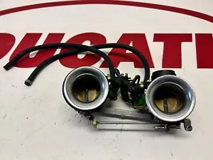 Ducati throttle bodies including TPS Sensor 28240122A 748 748S 748SPS - Picture 1 of 6