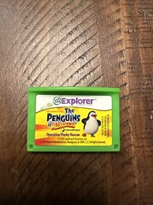 LEAPFROG LEAPSTER EXPLORER LEARNING GAME The Penguins Of Madagascar Game (2010) - Picture 1 of 2