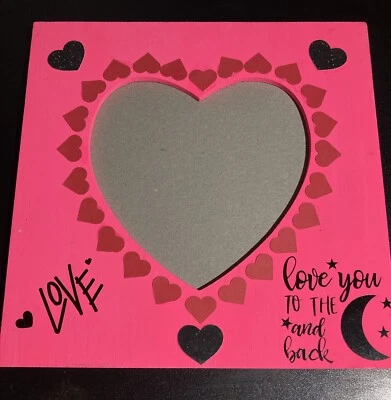 CREATIONS BY LOREN, Marco Rosa "LOVE YOU TO THE MOON AND BACK" ~ Nuevo Foto 1 de 3