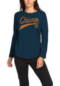 Junk Food Womens NFL Chicago Bears Soft Thermal Long Sleeve Shirt New XXS-2XL - Picture 1 of 3