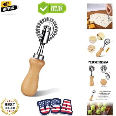 Versatile Ravioli and Pasta Cutter Wheel - Perfect for Home Cooking & Baking - Image 1 of 4