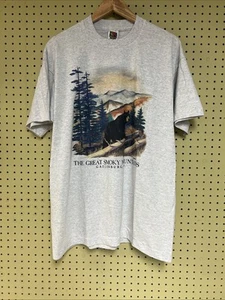 Vintage 90s The Great Smoky Mountains Gatlinburg Tennessee Shirt Adult Size XL - Picture 1 of 8