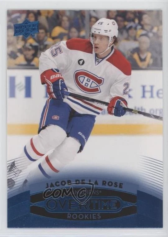 2015-16 Upper Deck GTS Overtime Rookies Blue Foil Jacob De La Rose #58 Rookie RC - Image 1 of 2