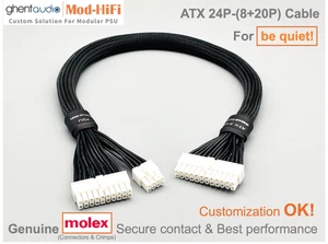 ⚡️ATX 24-Pin Cable for be quiet! Pure Power 12 M 1200W 1000W ... -📏60cm/24 inch - Picture 1 of 6