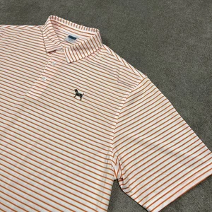 Polo de golf VOLUNTEER TRADITIONS 2XL para hombre poliéster blanco naranja Tennessee - Imagen 1 de 8