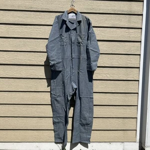 Vtg Deadstock Red Kap Coveralls Bttn Herringbone Work Farm Mechanic Mens 48 Reg - Picture 1 of 19