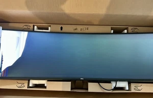 Dell UltraSharp 49" Curved DQHD Monitor! Display beschädigt! Nur Ersatz oder Reparatur! - Bild 1 von 13