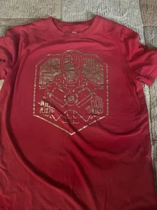 Underarmour Marvel Iron Man. Kids YMD. heat gear. Loose fit - Picture 1 of 2