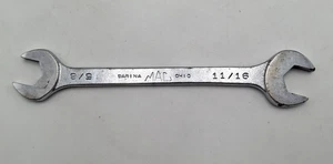 Vintage MAC USA 5/8 & 11/16" CHIAVE APERTA # DR2022 Sabina Ohio - Foto 1 di 12