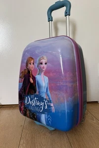 Disney Parks Frozen Elsa & Anna Hardbody Suitcase  18" My Destiny's Calling - Picture 1 of 19