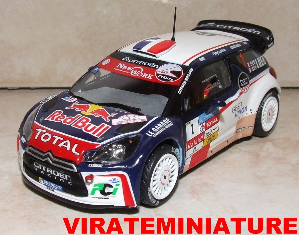DS3 WRC WINNER RALLYE DU CHABLAIS 2013 SEBASTIEN LOEB IXO ALTAYA AU 1/43 - Photo 1/1