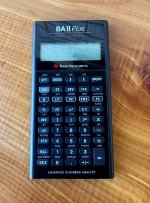 Texas Instruments BA II Plus Professional Financial Calculator - Image 1 of 4