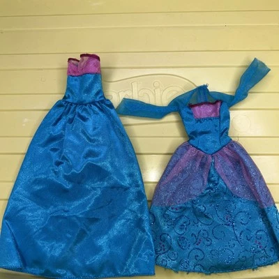 Barbie Island Princess Rosella Doll Blue Short Dress 2007 , Long Dress 2012 - Imagem 1 de 4