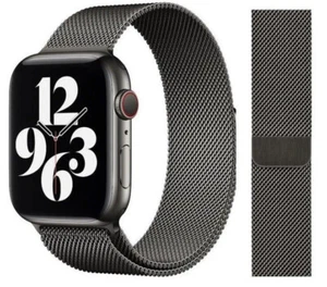 100% ORIGINAL APPLE WATCH MILANESE BAND 38MM 40MM 41MM GRAPHIT ARMBAND, BOX OFFEN - Bild 1 von 9