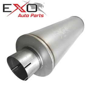Truck Muffler Exhaust Sports 5" Inlet x 5" Outlet x 7" Body x 44" Body Length - Picture 1 of 9
