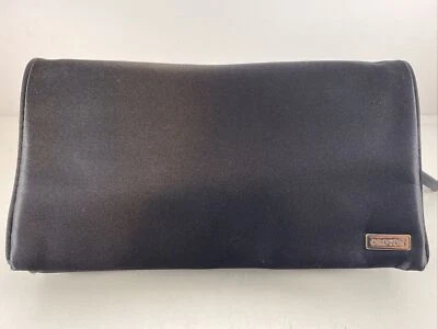 OROTON Black Satin Clutch Bag Purse (collaboration with Qantas Airlines) - Image 1 of 4
