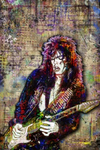 CINDERELLA TOM KEIFER 8x12in Poster, Tom Keifer Guitar Art Free Shipping US - Picture 1 of 8