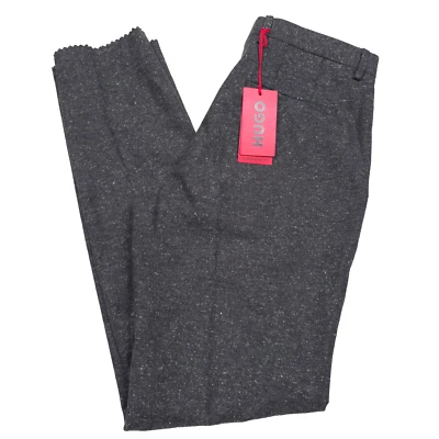 $198 HUGO BOSS Hesten 232x Traje Manchado Gris Pantalones Separados Para Hombres Talla 36R Foto 1 de 4