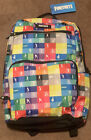 18” Fortnite Amplify Rainbow Checkered School Backpack NEW With TAGS Free Ship