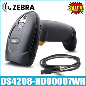 Zebra Symbol DS4208-HD00007WR 2D Handheld High-Density Scanner With USB Cable - Picture 1 of 7