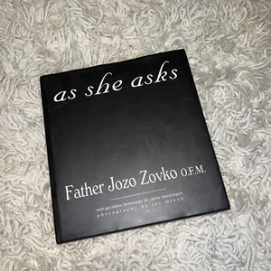 AS SHE ASKS by Father Jozo Zovko Bosnian Orphans 1998 1st Ed. HCDJ Illustrated - Picture 1 of 5