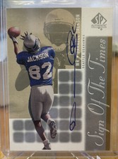 2000 SP AUTHENTIC SIGN OF THE TIMES DARRELL JACKSON RC AUTO SEATTLE SEAHAWKS