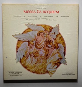 VERDI Messa Da Requiem 2xLP Vinyl Box Set ATS 1108/1109 TOSCANINI BBC Symphony - Picture 1 of 19