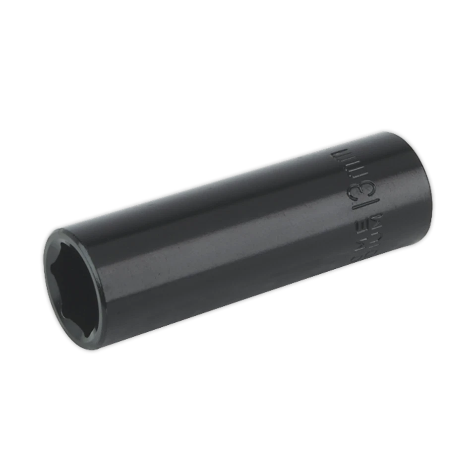 Sealey Impact Socket 13mm Deep 3/8"Sq Drive - IS3813D - Image 1 of 1