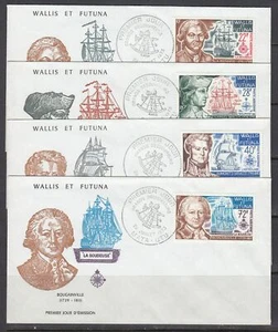 Wallis & Futuna Scott C42-5 FDC - Exploradores - Imagen 1 de 1