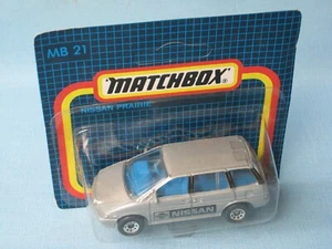 Matchbox Nissan Prairie Silver Body Toy Model Car 75mm in BP - Picture 1 of 2