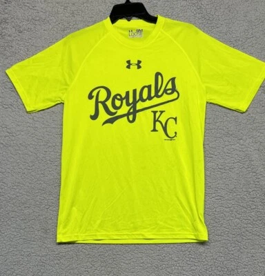 Under Armour Mens Size SM MLB Kansas City Royals Loose Heat Gear Shirt - Image 1 of 4