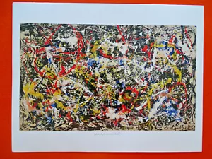 Jackson Pollock, stampe d'arte di alta qualità, 12"" x 15 3/8"", espressionismo astratto - Foto 1 di 14
