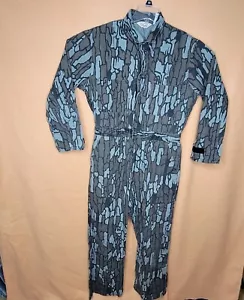 Vtg Walls Coveralls Large Regular Rebark Camouflage Uninsulated USA gray brown - Picture 1 of 10