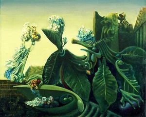 Max Ernst The Nymph Echo Print Wall Art Canvas - Picture 1 of 1