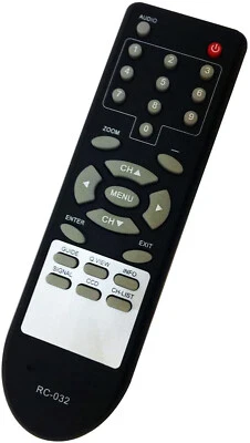 RC032 Remote Control Replacement for COBY Converter Box DTV100 DTV101 DTV102  - Image 1 of 3