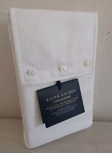 Ralph Lauren LOVAN JACQUARD 100% Organic Cotton Two King Pillowcases PARCHMENT - Picture 1 of 10